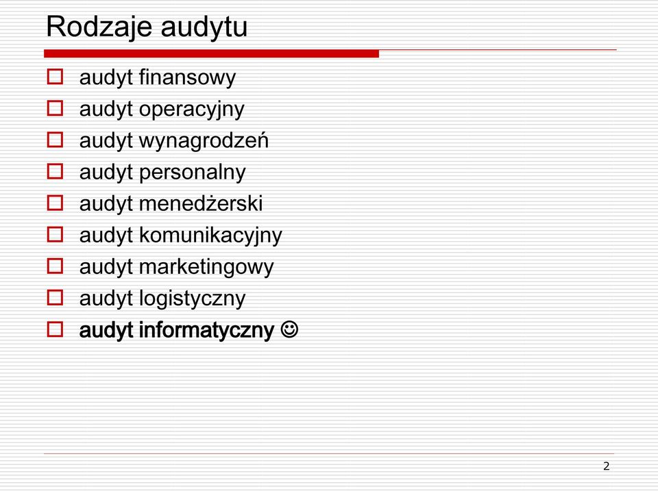 personalny audyt menedżerski audyt