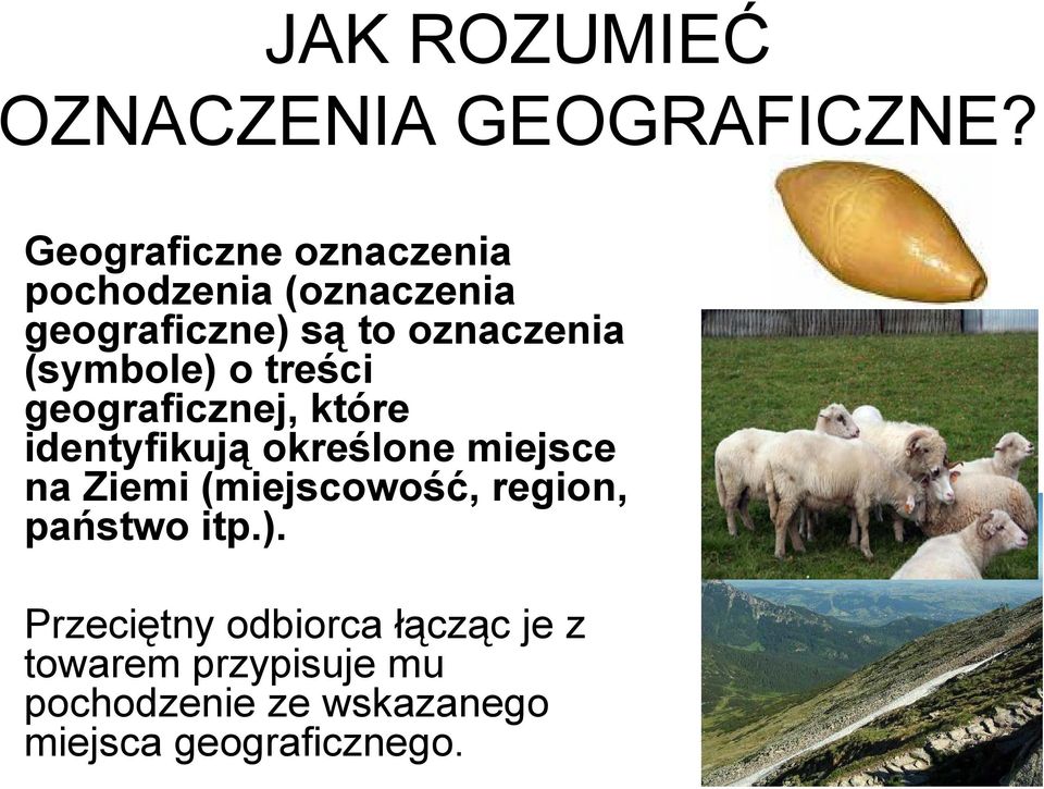 (symbole) o treści geograficznej, g które identyfikują określone miejsce na Ziemi