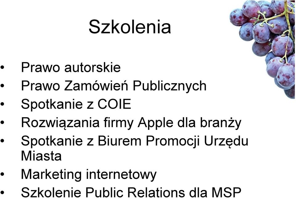 Apple dla branży Spotkanie z Biurem Promocji