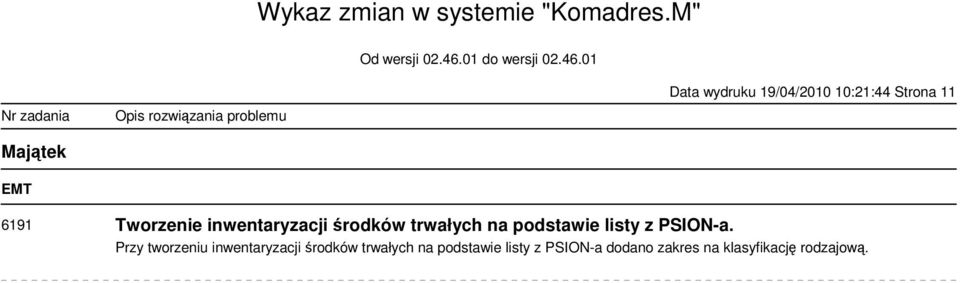 z PSION-a.