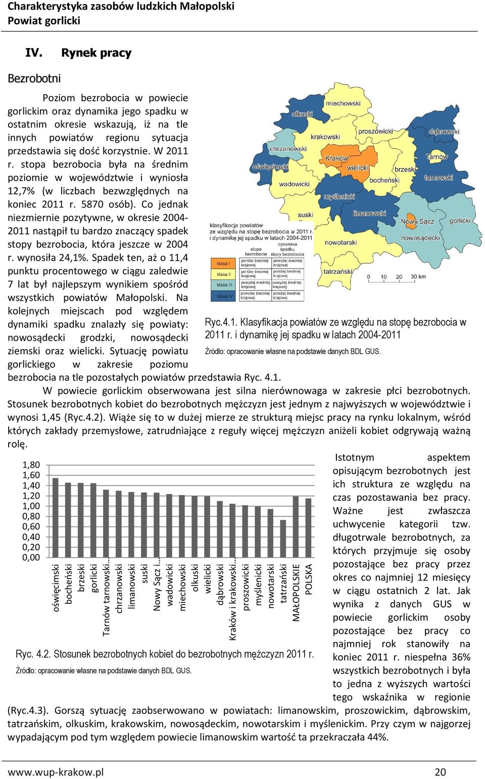 Co jednak niezmiernie pozytywne, w okresie 2004-2011 nastąpił tu bardzo znaczący spadek stopy bezrobocia, która jeszcze w 2004 r. wynosiła 24,1%.