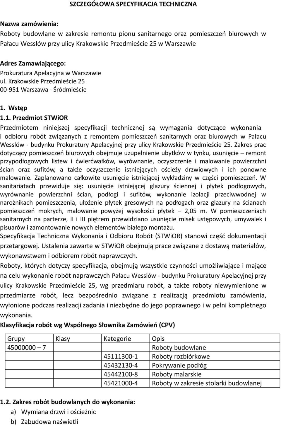 Warszawa - Śródmieście 1.
