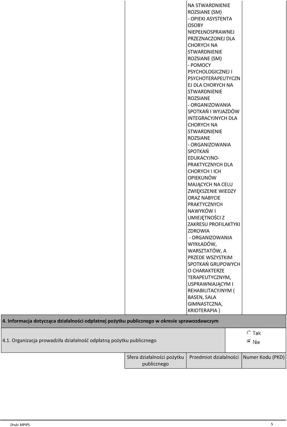 CELU ZWIКKSZENIE WIEDZY ORAZ NABYCIE PRAKTYCZNYCH NAWYKУW I UMIEJКTNOЊCI Z ZAKRESU PROFILAKTYKI ZDROWIA - ORGANIZOWANIA WYKЈADУW, WARSZTATУW, A PRZEDE WSZYSTKIM SPOTKAС GRUPOWYCH O CHARAKTERZE