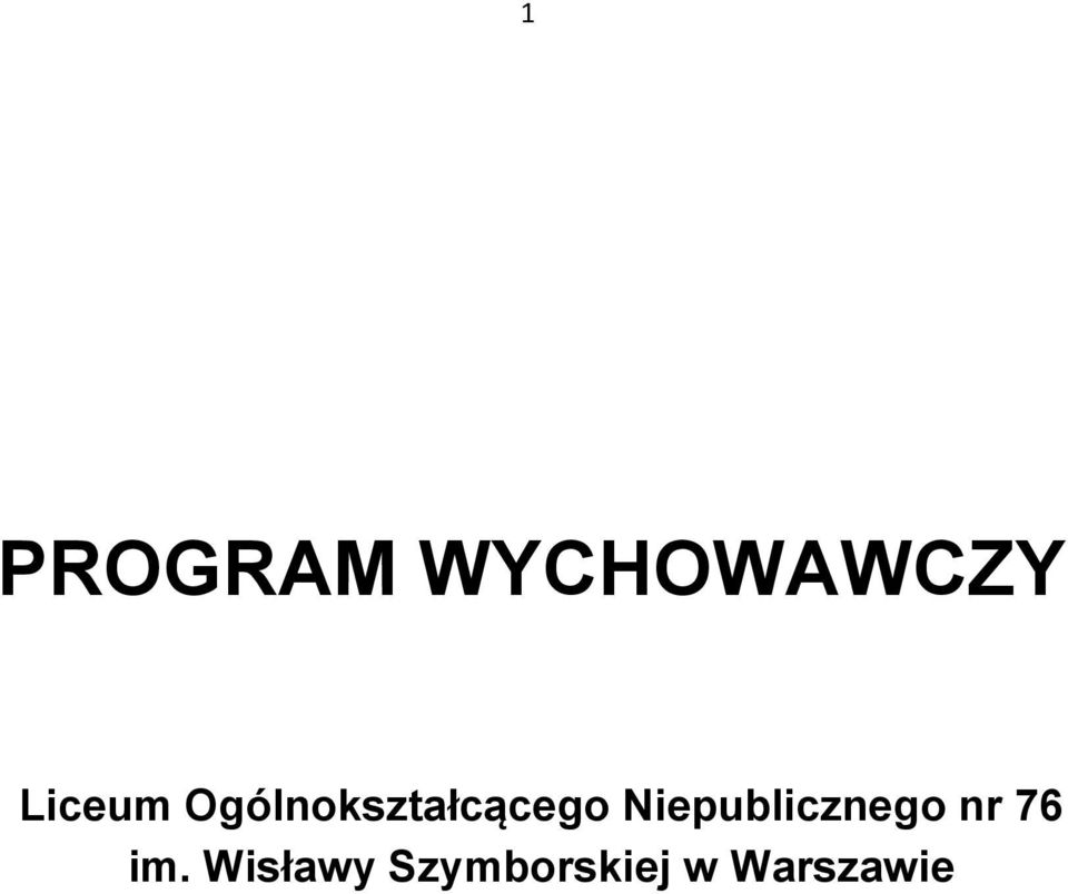 Niepublicznego nr 76 im.