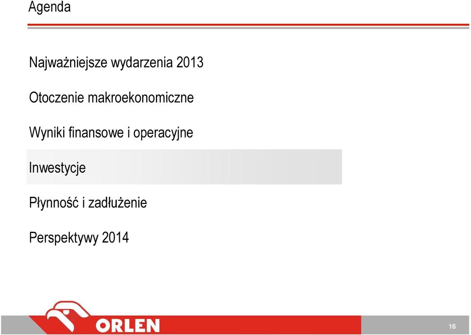 finansowe i operacyjne Inwestycje