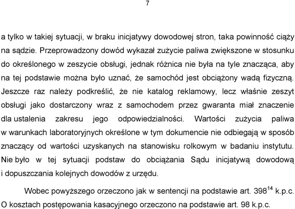 obciążony wadą fizyczną.