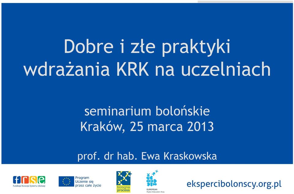 bolońskie Kraków, 25 marca