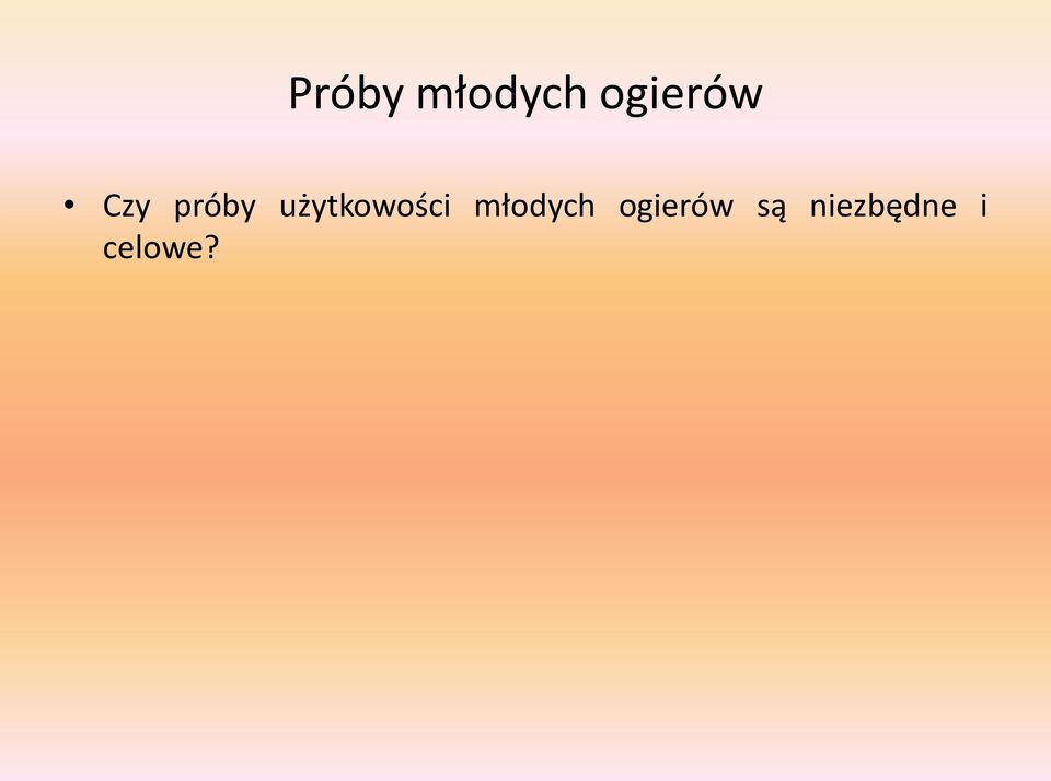 użytkowości młodych