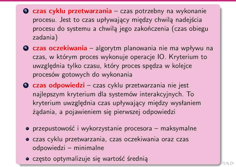 proces wykonuje operacje IO.