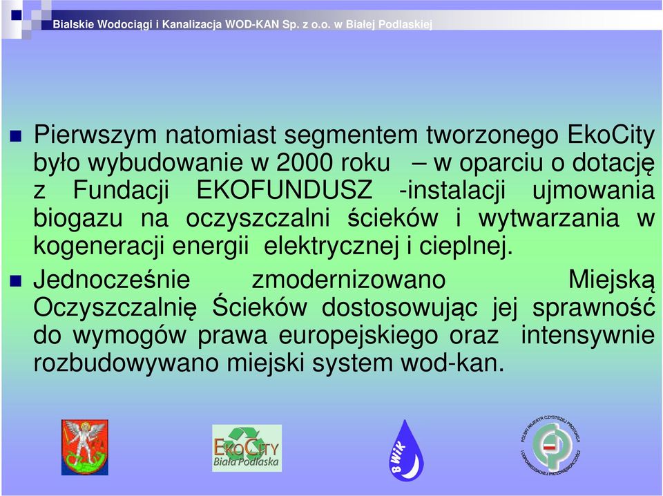 energii elektrycznej i cieplnej.