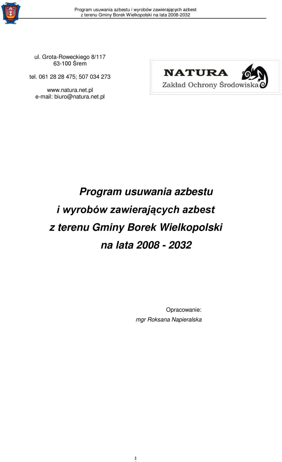 net.pl Program usuwania azbestu i wyrobów zawierających azbest z