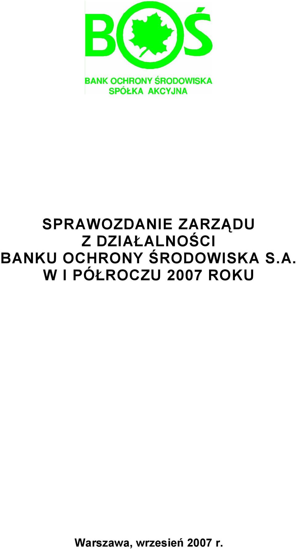 ŚRODOWISKA 