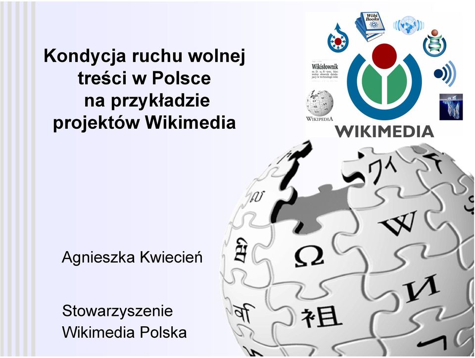 Wikimedia Agnieszka Kwiecień