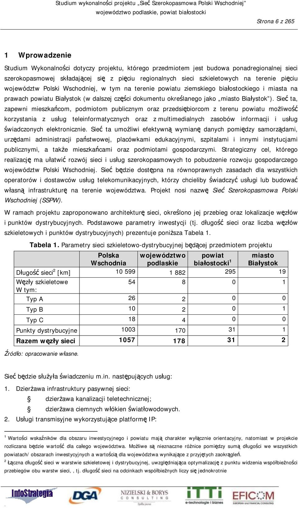 ). Sieć ta, zapewni mieszkańcom, podmiotom publicznym oraz przedsiębiorcom z terenu powiatu możliwość korzystania z usług teleinformatycznych oraz z multimedialnych zasobów informacji i usług