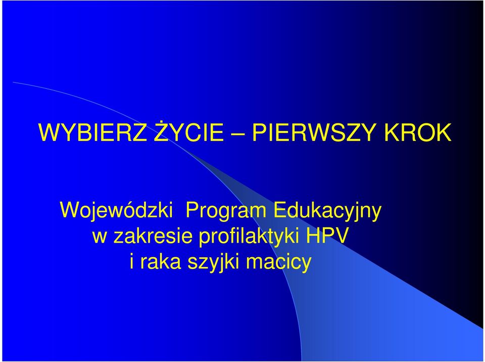 Edukacyjny w zakresie