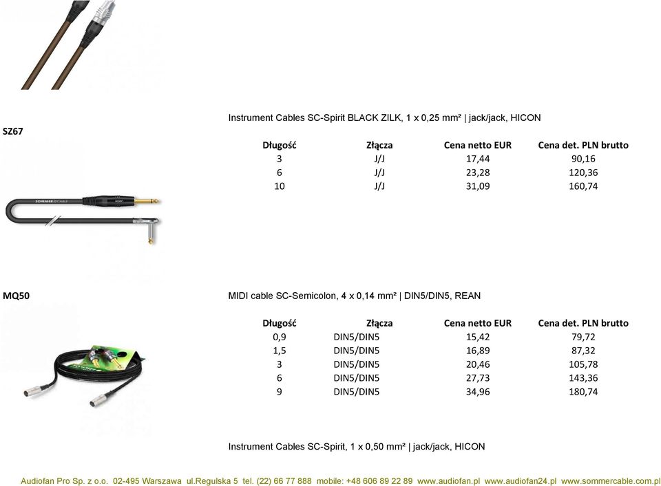 REAN 0,9 DIN5/DIN5 15,42 79,72 1,5 DIN5/DIN5 16,89 87,32 3 DIN5/DIN5 20,46 105,78 6 DIN5/DIN5