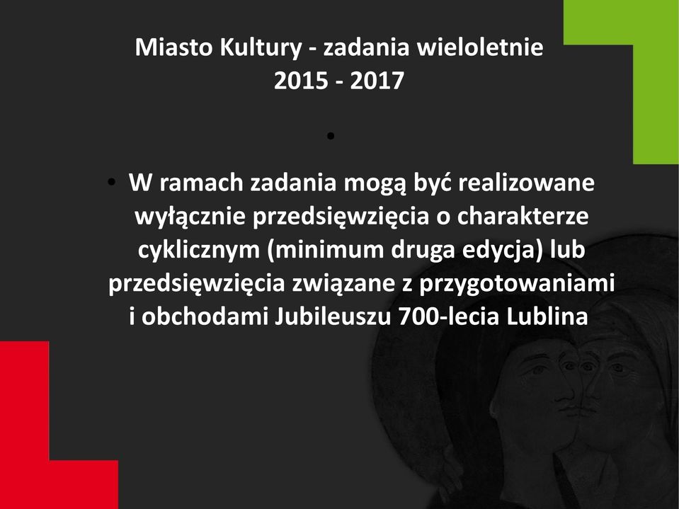 charakterze cyklicznym (minimum druga edycja) lub