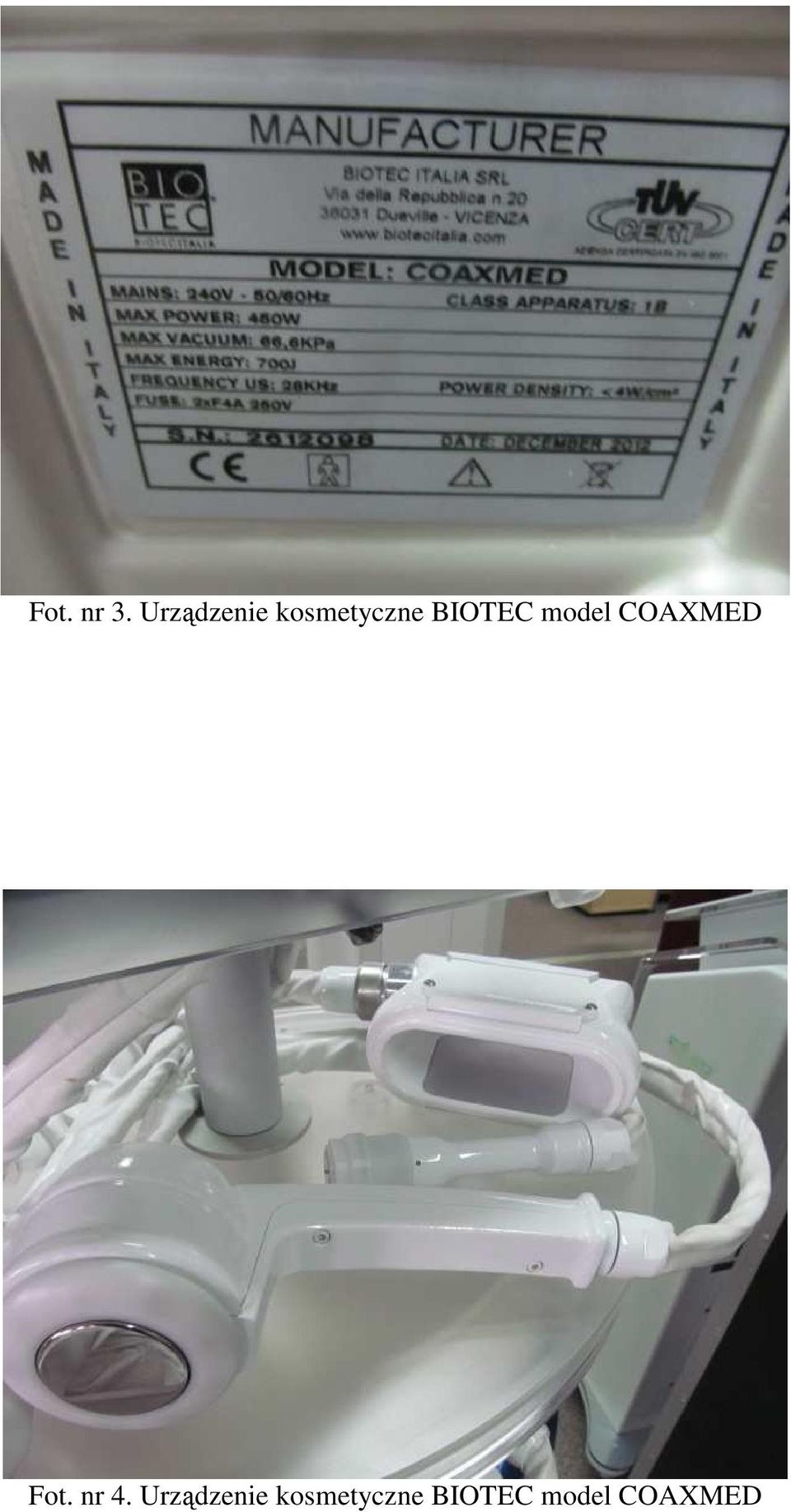 BIOTEC model COAXMED Fot.