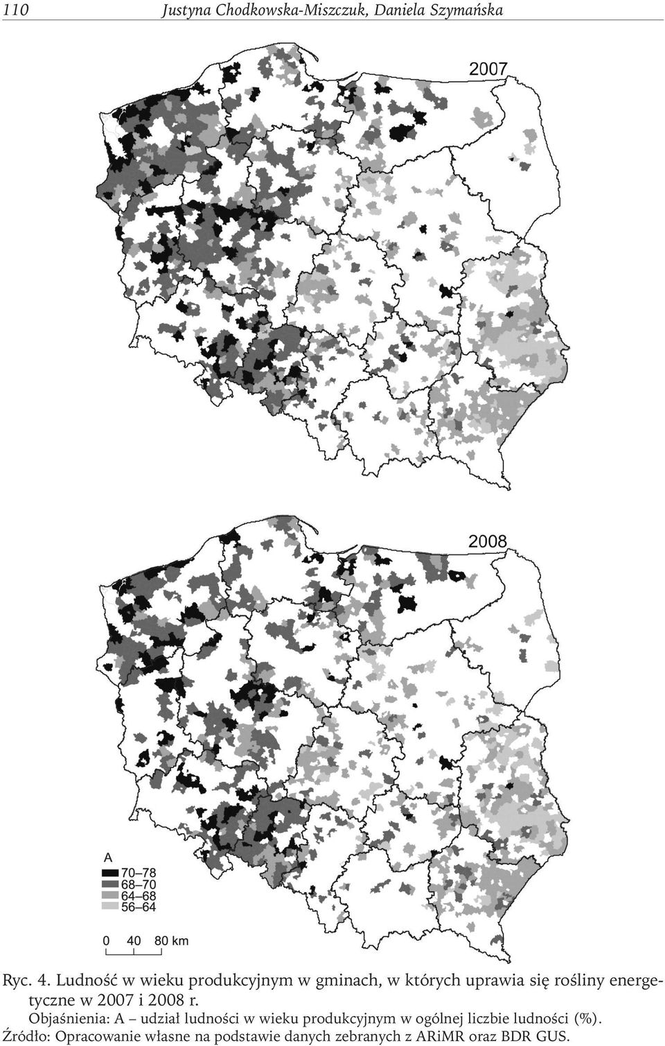 energetyczne w 2007 i 2008 r.