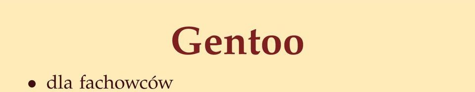 Gentoo