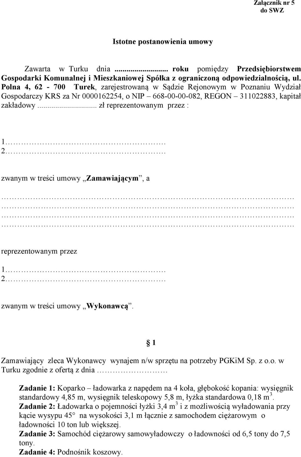 2. zwanym w treści umow