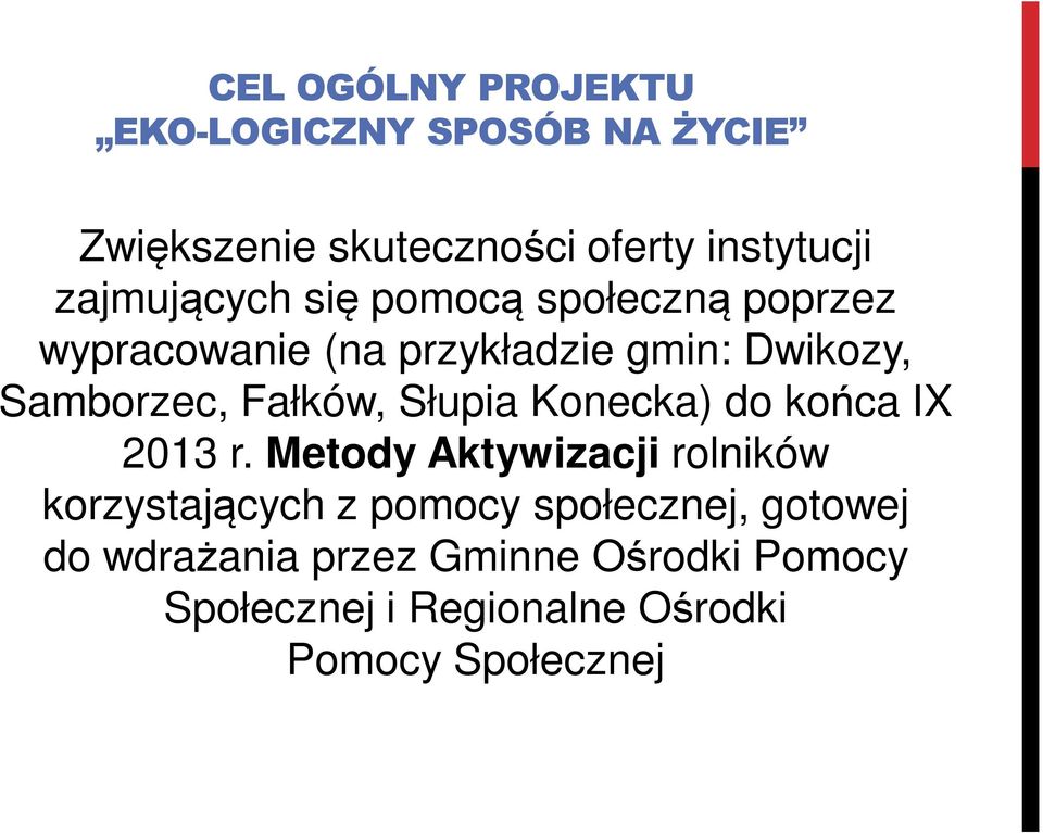 Fałków, Słupia Konecka) do końca IX 2013 r.