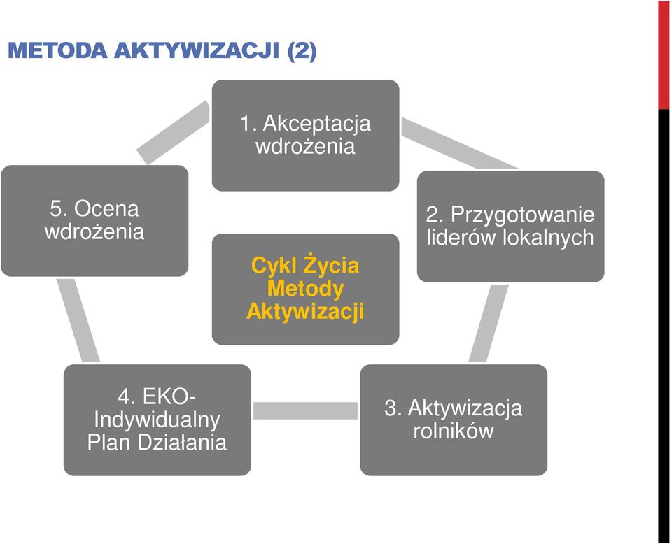 Ocena wdrożenia Cykl Życia Metody Aktywizacji 2.