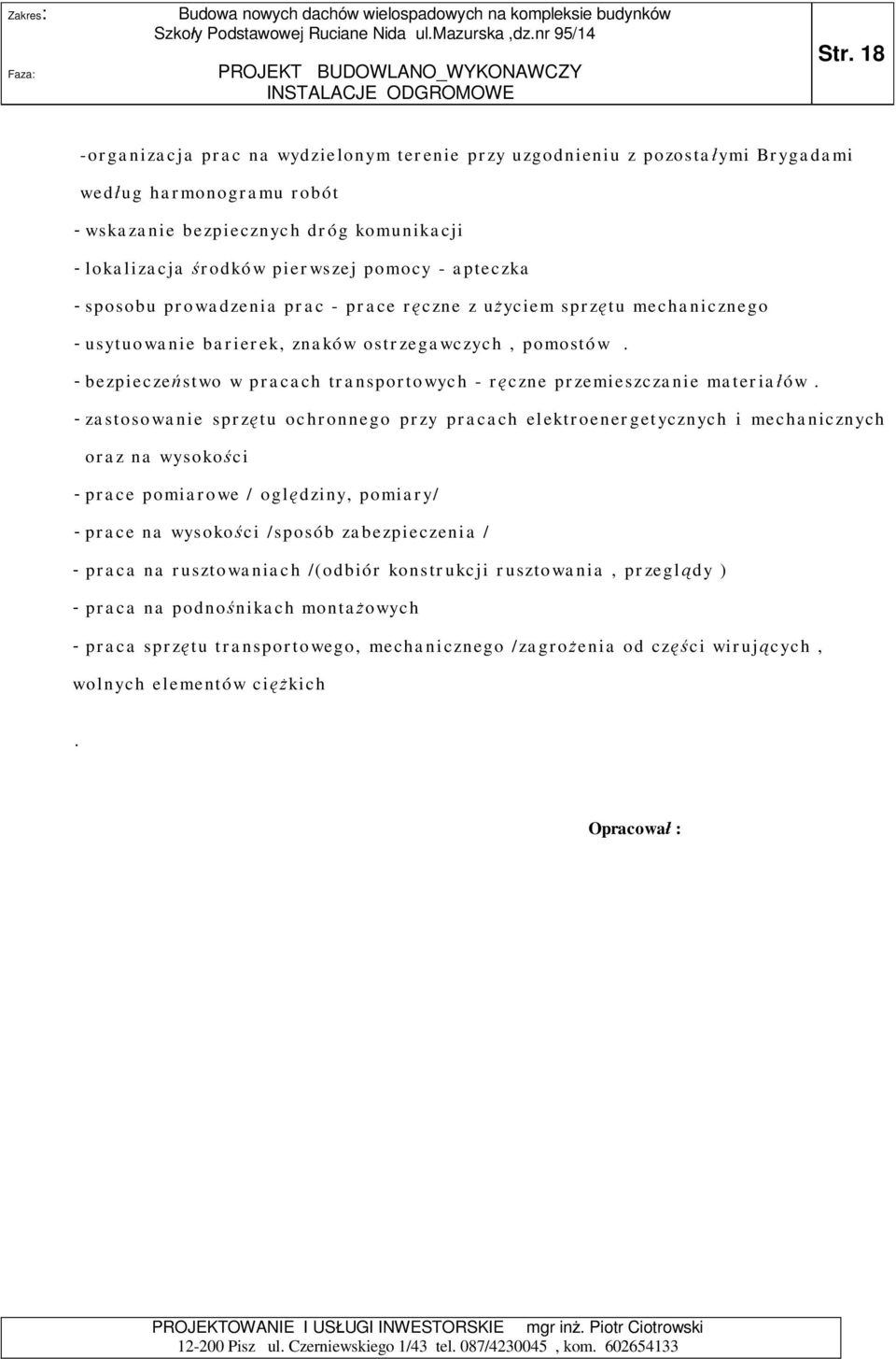 - bezpiecze stwo w pracach transportowych - r czne przemieszczanie materia ów.