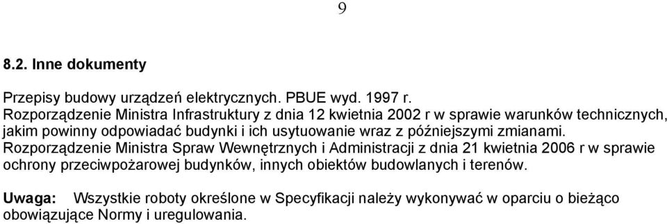 usytuowanie wraz z późniejszymi zmianami.