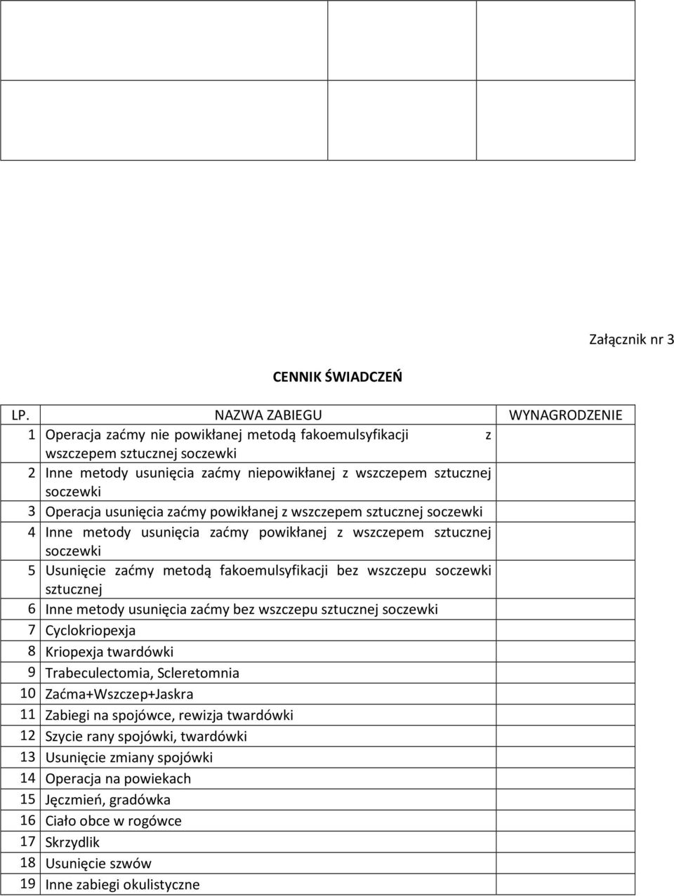 Operacja usunięcia zaćmy powikłanej z wszczepem sztucznej soczewki 4 Inne metody usunięcia zaćmy powikłanej z wszczepem sztucznej soczewki 5 Usunięcie zaćmy metodą fakoemulsyfikacji bez wszczepu