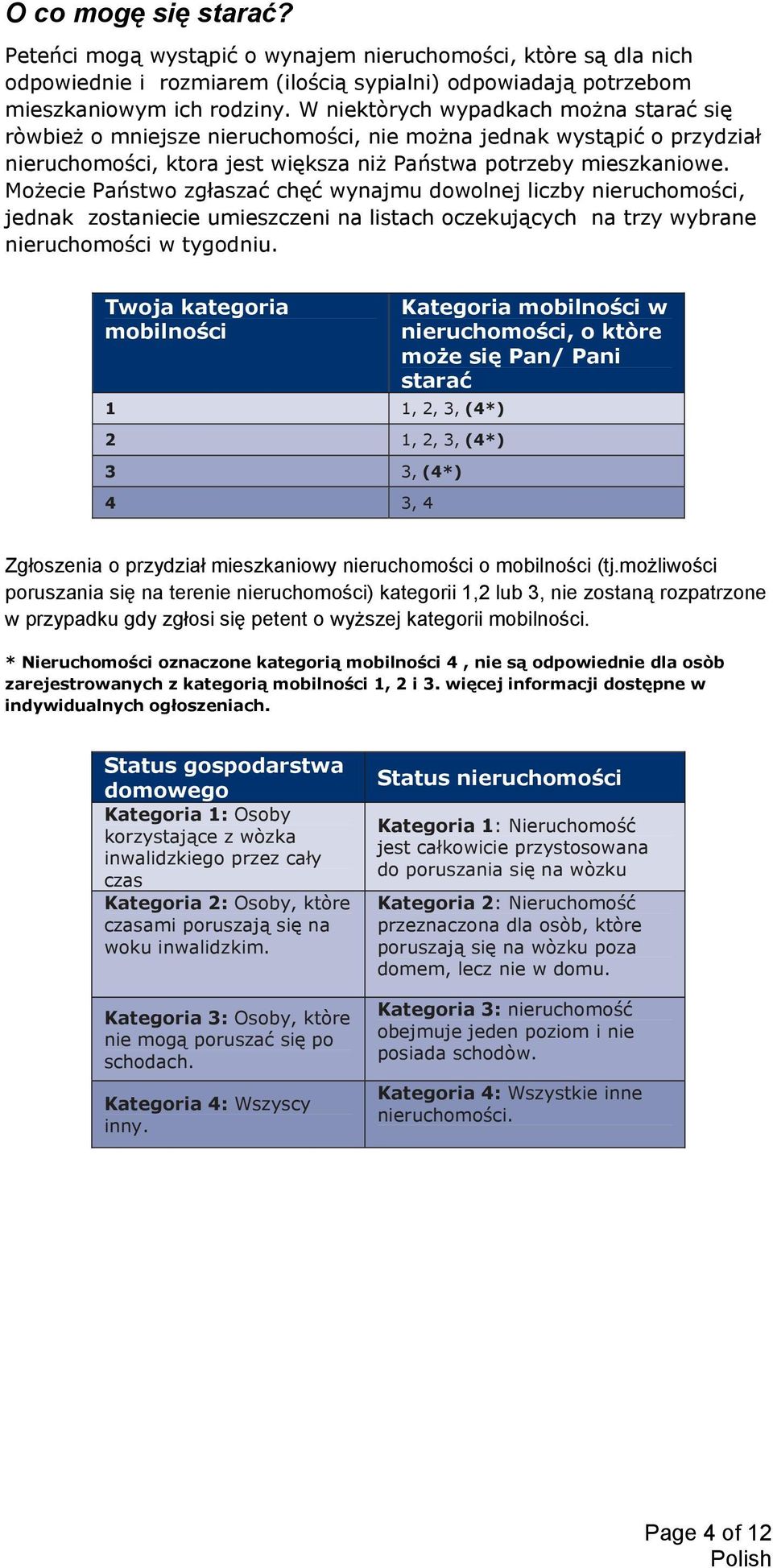 Możecie Państwo zgłaszać chęć wynajmu dowolnej liczby nieruchomości, jednak zostaniecie umieszczeni na listach oczekujących na trzy wybrane nieruchomości w tygodniu.