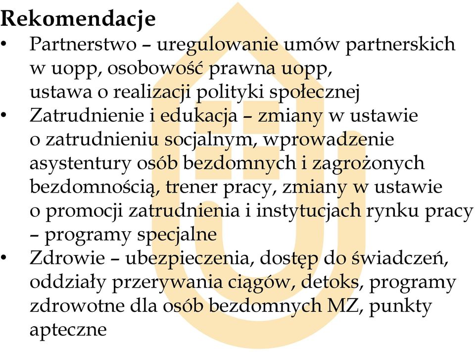 zagrożonych bezdomnością, trener pracy, zmiany w ustawie o promocji zatrudnienia i instytucjach rynku pracy programy