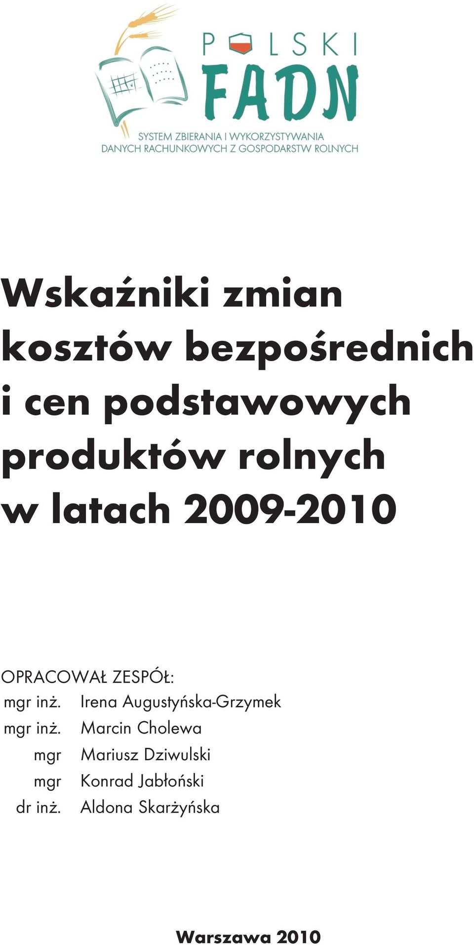 Irena Augustyńska-Grzymek mgr inż.