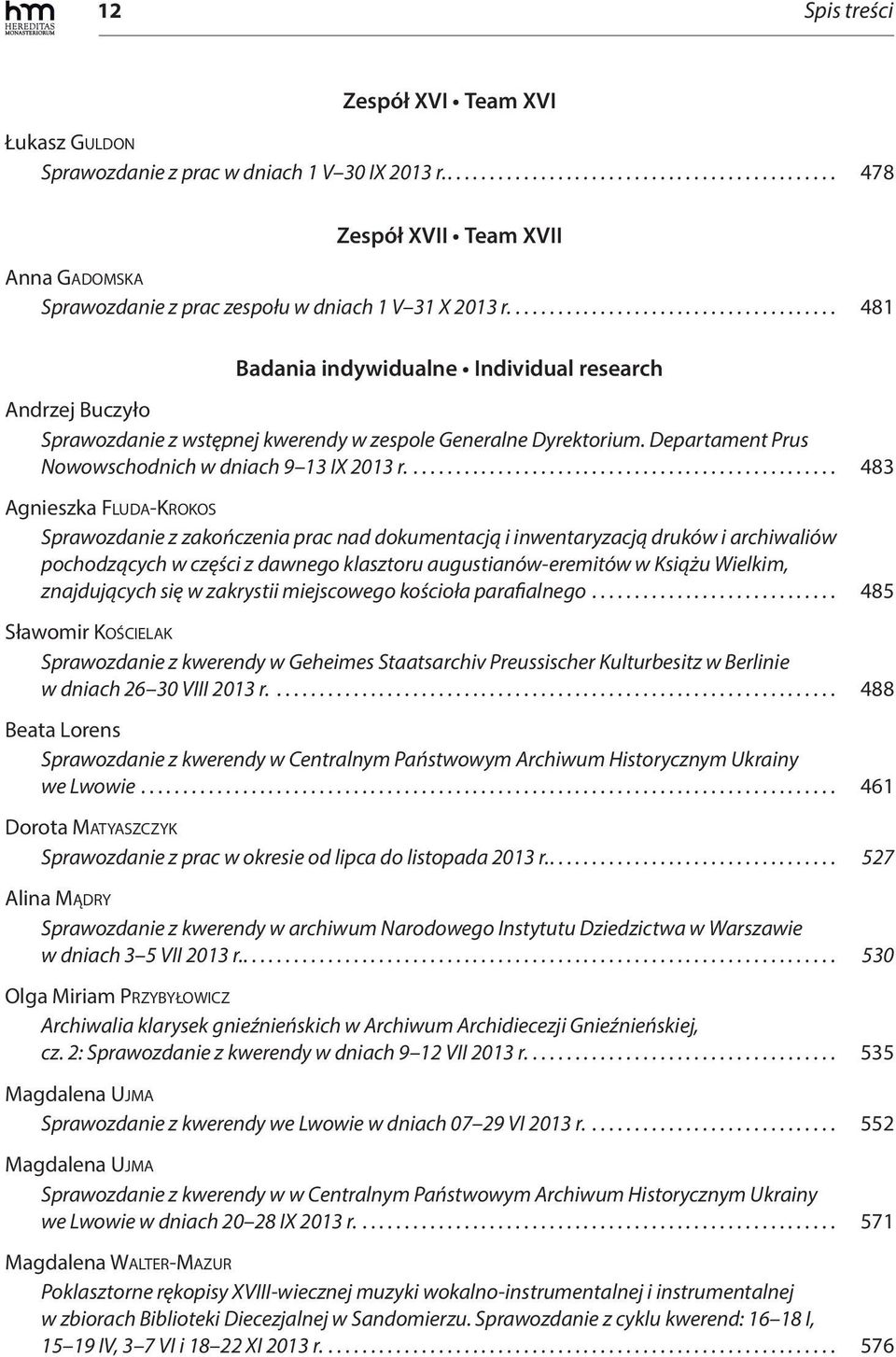 Departament Prus Nowowschodnich w dniach 9 13 IX 2013 r.