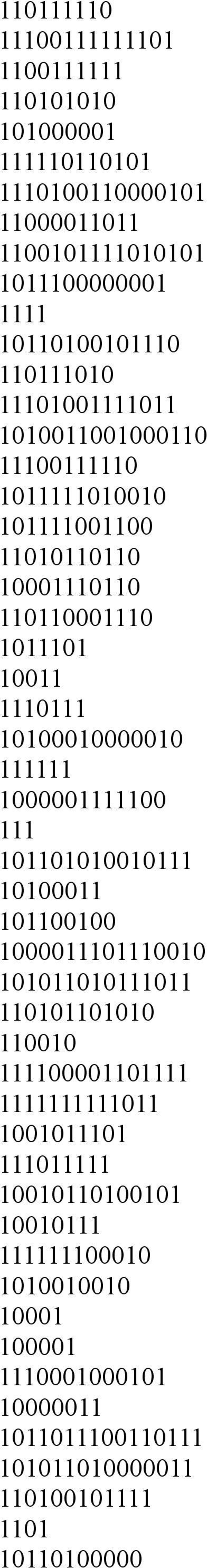 10100010000010 111111 1000001111100 111 101101010010111 10100011 101100100 1000011101110010 101011010111011 110101101010 110010 111100001101111