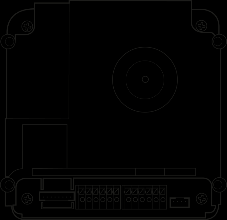 BCS-PAN-KAM, BCS-PAN-C, BCS-PAN-P Montaż Podtynkowy / natynkowy 5. Opis portów 5.1 Moduł kamery BCS-PAN-KAM 6 1 2 3 4 5 Rys. 5-1 Lp.