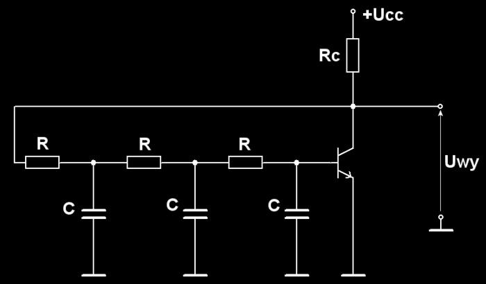 Generatory RC Generatory te mo na zbudowa z u yciem dowolnego elementu aktywnego. Funkcj toru wzmacniaj cego zwykle pełni wzmacniacz jedno- lub dwutranzystorowy albo wzmacniacz operacyjny.