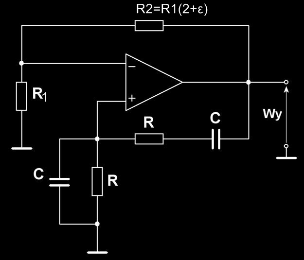 Generatory mostkowe RC Du o lepsze parametry cechuj jednak generatory z budowane z mostków RC, zwane równie czwórnikami kratowymi RC.