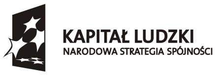 Kapitał Ludzki, Działanie 6.2 Wsparcie oraz promocja przedsiębiorczości i samozatrudnienia Zawarta w dniu pomiędzy <nazwa Beneficjenta/Partnera>.