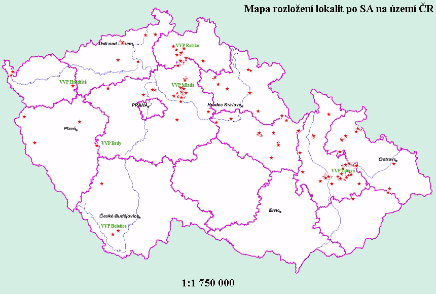 Dobry przykład z Czech Zanieczyszczenia po byłej Armii Radzieckiej 73 miejsca użytkowane przez byłą Armię