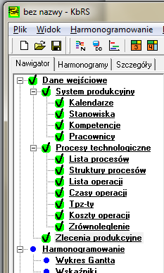 Przegląd i edycja danych wejściowych Przegląd i edycję wprowadzonych danych jest możliwy za pomocą