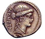 Aby zagwarantować wartość monet, królowie i rządy ściśle kontrolowali ich produkcję. W starożytnym Rzymie monety produkowano w świątyni Junony Monety stąd pochodzi słowo moneta.