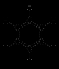 Benzen to jednopierścieniowy związek aromatyczny o wzorze sumarycznym C 6 H 6 Sposoby zapisywania wzoru cząsteczki