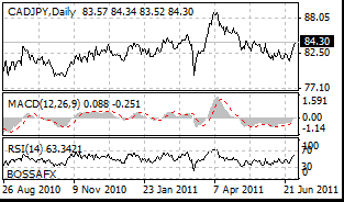 raport tygodniowy WALUTY - WYKRESY 2011-07-03 eurusd gbpusd usdjpy