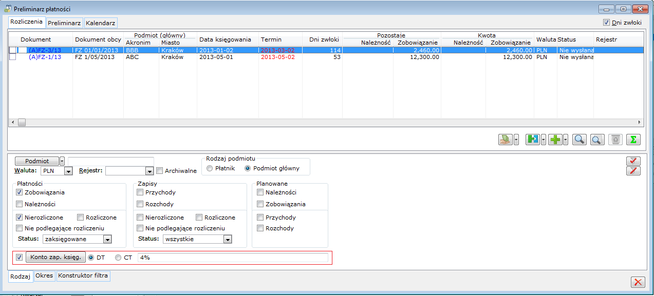 Księgowość 1. Obsługa złych długów w podatku dochodowym część 1 W wersji Comarch ERP XL 2013.