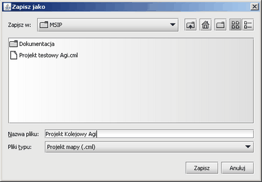 45 Mazowiecki System Informacji Przestrzennej - Moduł Rejestrów rys. 1-59 Zapisz do artykułu Funkcja służy do zapisania projektu w formacie, który umożliwi dodanie projektu do artykułu w portalu MSIP.