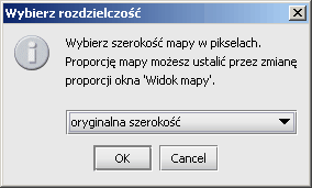 51 Mazowiecki System Informacji Przestrzennej - Moduł Rejestrów rys. 1-73 Drukuj mapę - funkcja służy do sporządzenia wydruku mapy. Aby wydrukować mapę należy wybrać opisywaną funkcję.