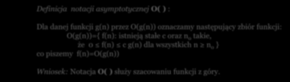 21 Analiza wydajności algorytmu Analiza wydajności algorytmu to ocena czasu przetwarzania I tak, czas przebiegu Insertion_Sort zależy od: wielkości danych wejściowych: czy mamy 6 czy 6 milionów liczb