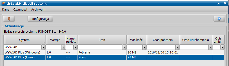 Instalacja oprogramowania WYWIAD Plus Oprogramowanie WYWIAD Plus może być zainstalowane zarówno na terminalu mobilnym otrzymanym w ramach projektu Emp@tia, jak również na dowolnym innym sprzęcie