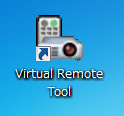 4. Przydatne funkcje Etap 3: Uruchom program Virtual Remote Tool Uruchomienie za pomocą ikony skrótu Dwukrotnie kliknij ikonę skrótu na pulpicie systemu Windows.